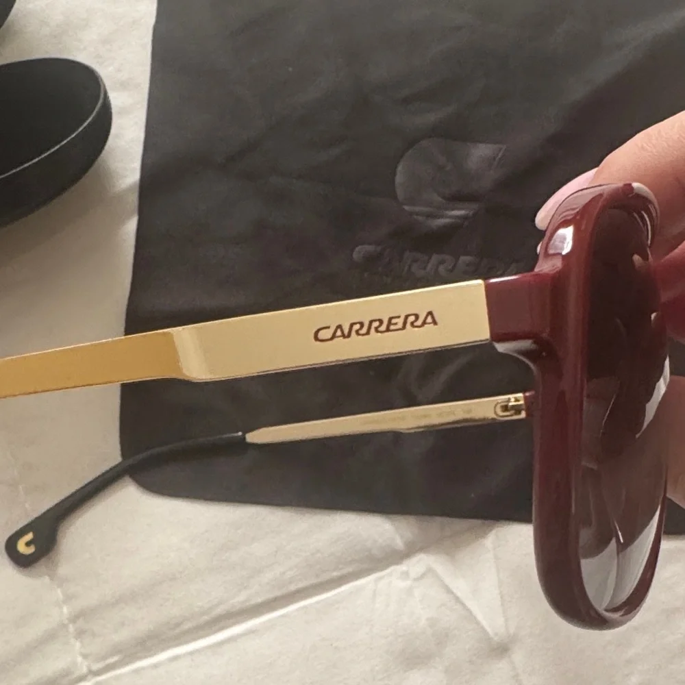 Carrera Unisex Stylish Burgundy Sunglasses